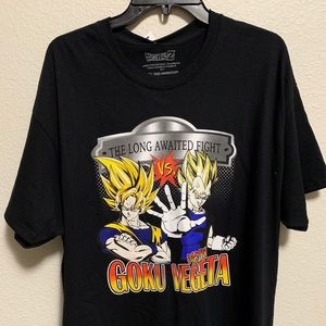 Vintage dragon ball s shirt goku vegita